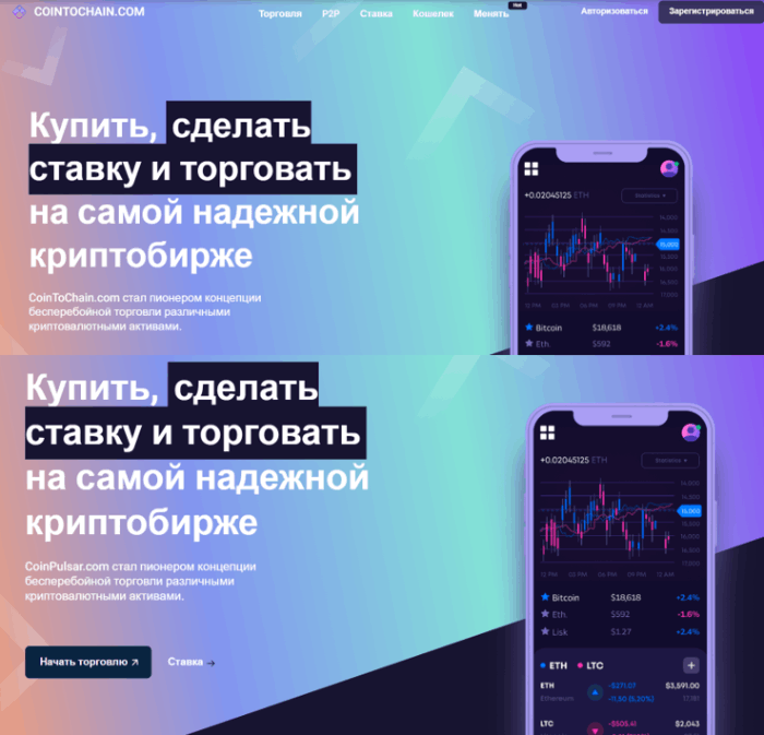 CoinToChain.com (cointochain.com) мошенничество и мошенничество с клиентами! 4 Мошенничество с CoinToChain.com