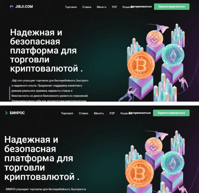 Обзор клонов мошенников Jibji (Jibji.com)