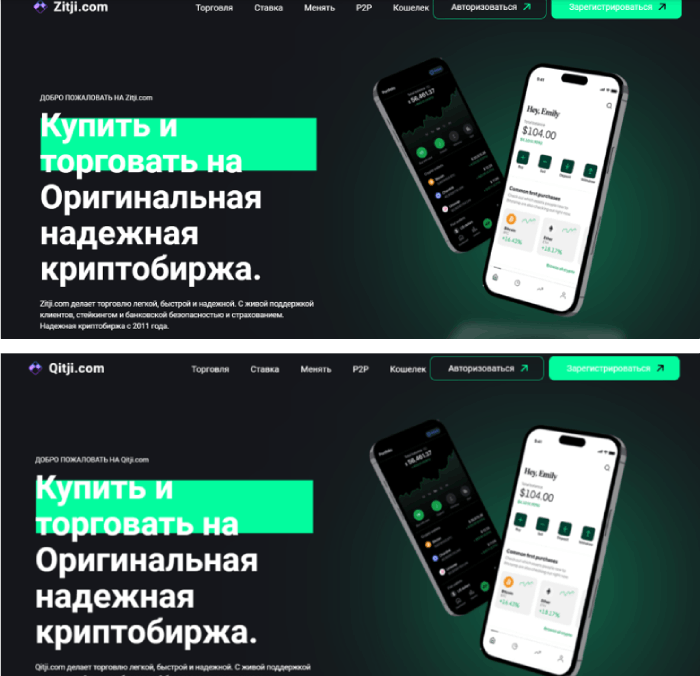 Клоны мошенников Zitji.com