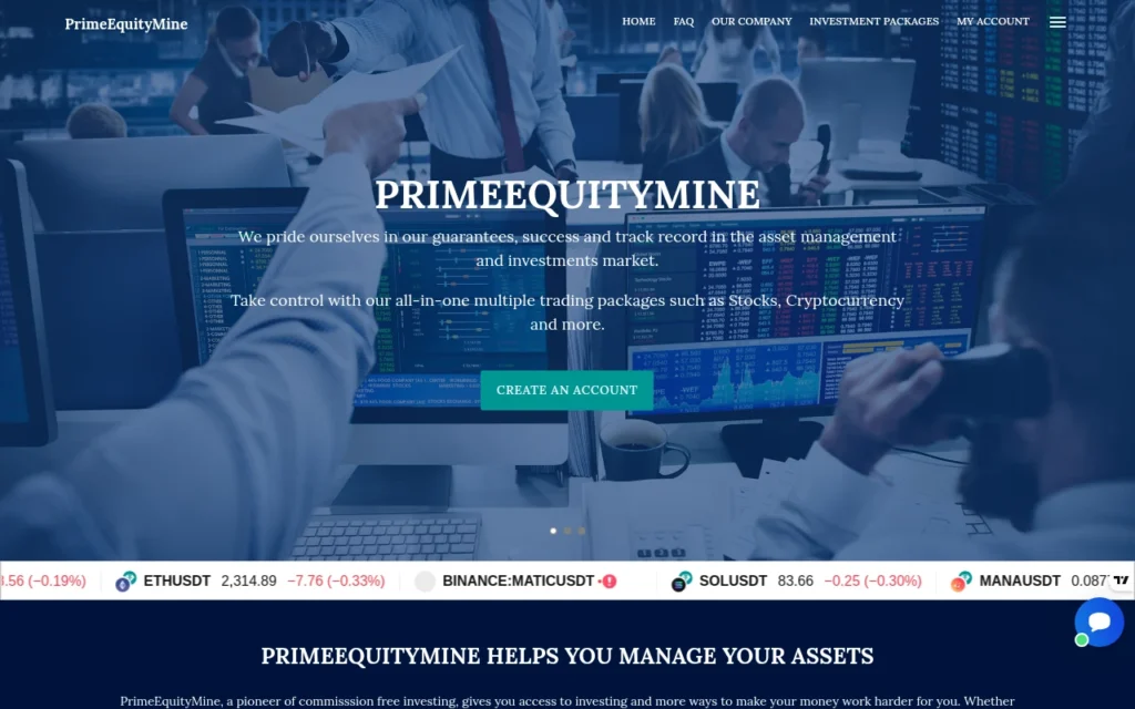 Обзор платформы prime-equitymine.net: отзывы, проверка и информация о сервисе