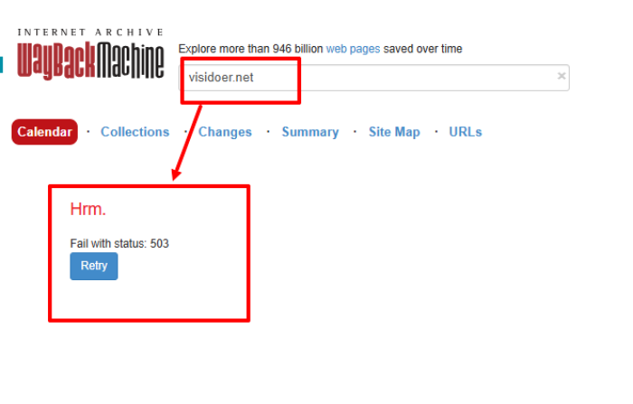 Visidoer Internet Archive
