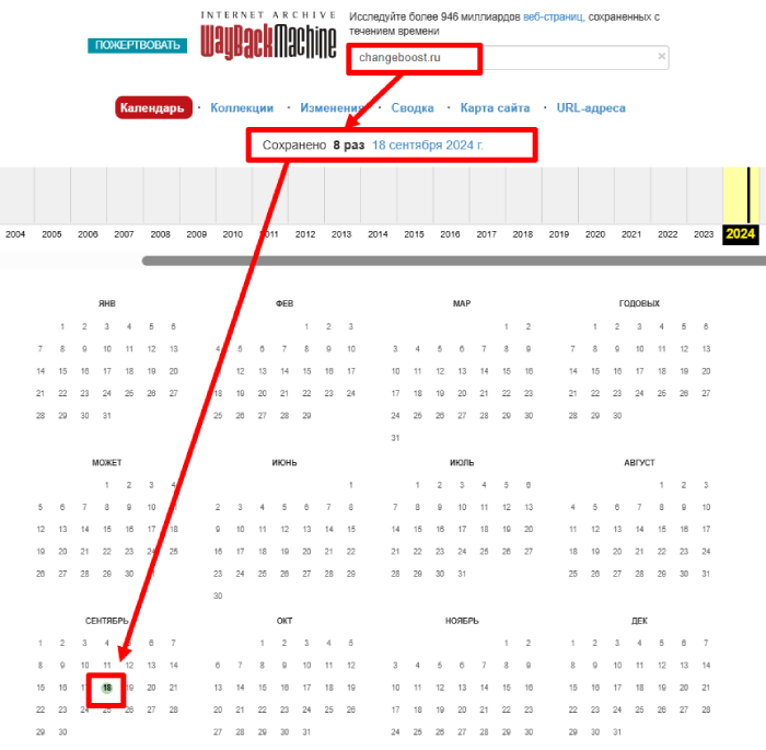 Интернет -архив Changeboost