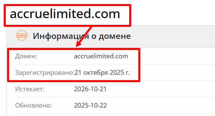 AccrueAge ограничен 