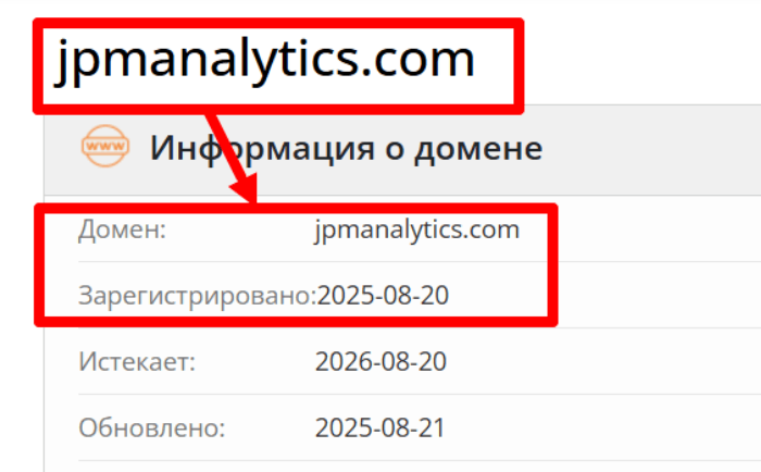 Возраст Jpanalytics 