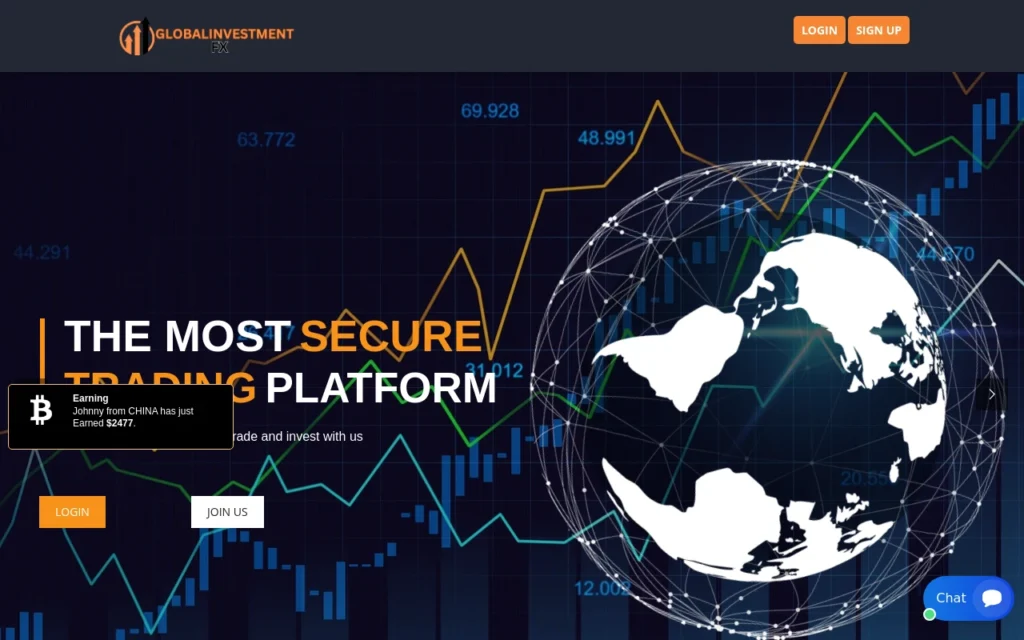 обзор сайта globalinvestmentstfx.org, отзывы пользователей, официальный сайт
