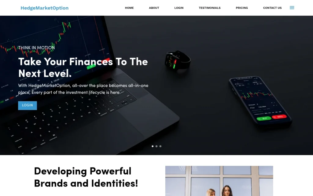 обзор сайта hedgemarketoption.com, отзывы пользователей