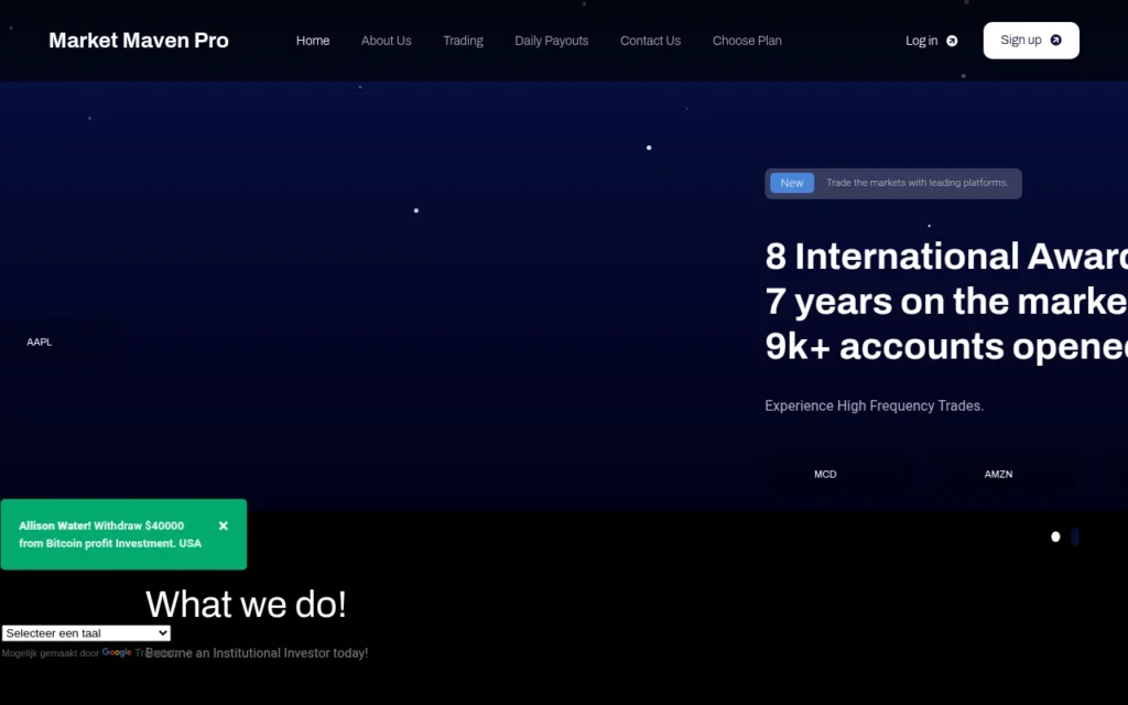 обзор сайта marketmavenpro.com, отзывы пользователей, официальный сайт
