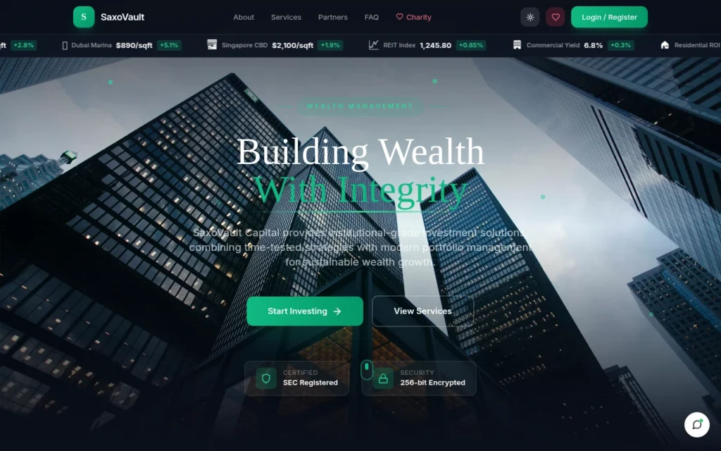 обзор сайта saxovault.com, отзывы пользователей, официальный сайтё