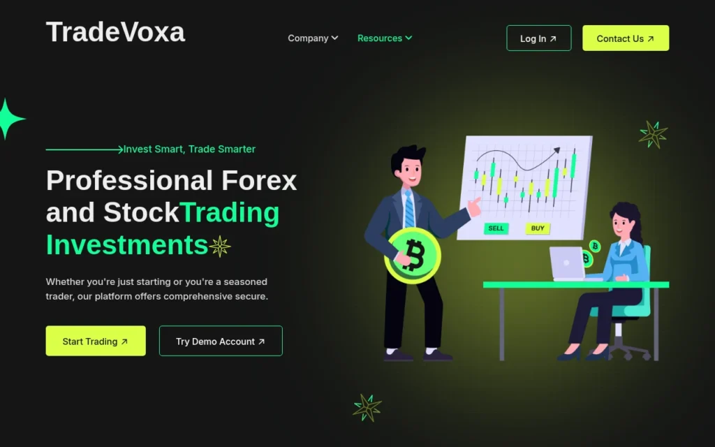 обзор сайта tradevoxa.com, брокер мошенник, отзывы пользователей