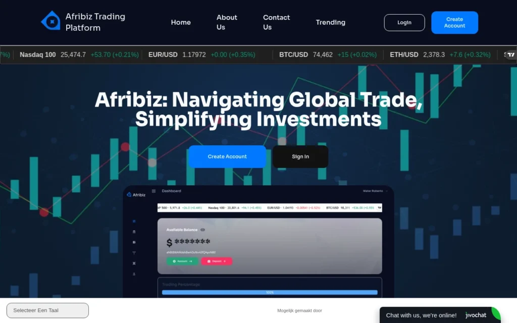 afribizinvestment.com обзор инвестиционной платформы и отзывы пользователей о работе брокера и выводе средств