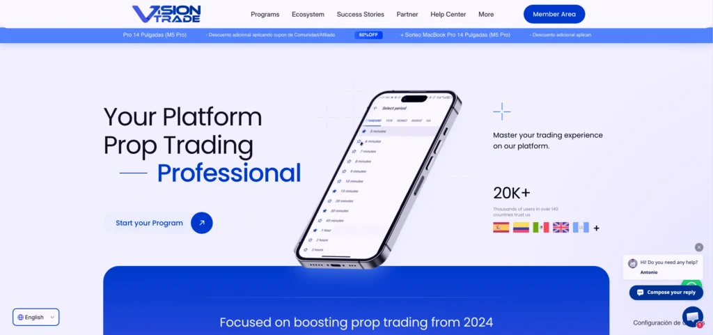 visiontradefunded.com обзор проп-трейдинговой платформы отзывы пользователей и анализ условий работы