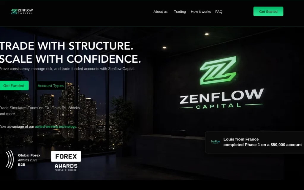 обзор сайта zenflowcap.com, брокер мошенник, отзывы пользователей